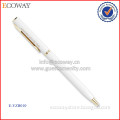 OEM New Style Hotel Travel Custom White Luxury Heavy Metal Pens